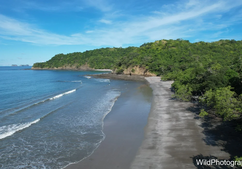 Guanacaste coastline at Las Catalinas from the air. Photo: Joshua ten Brink / WildPhotography.com