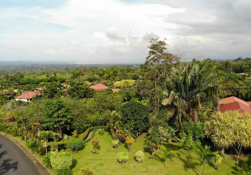 The green Arenal foothills from above. Photo: Joshua ten Brink / WildPhotography.com