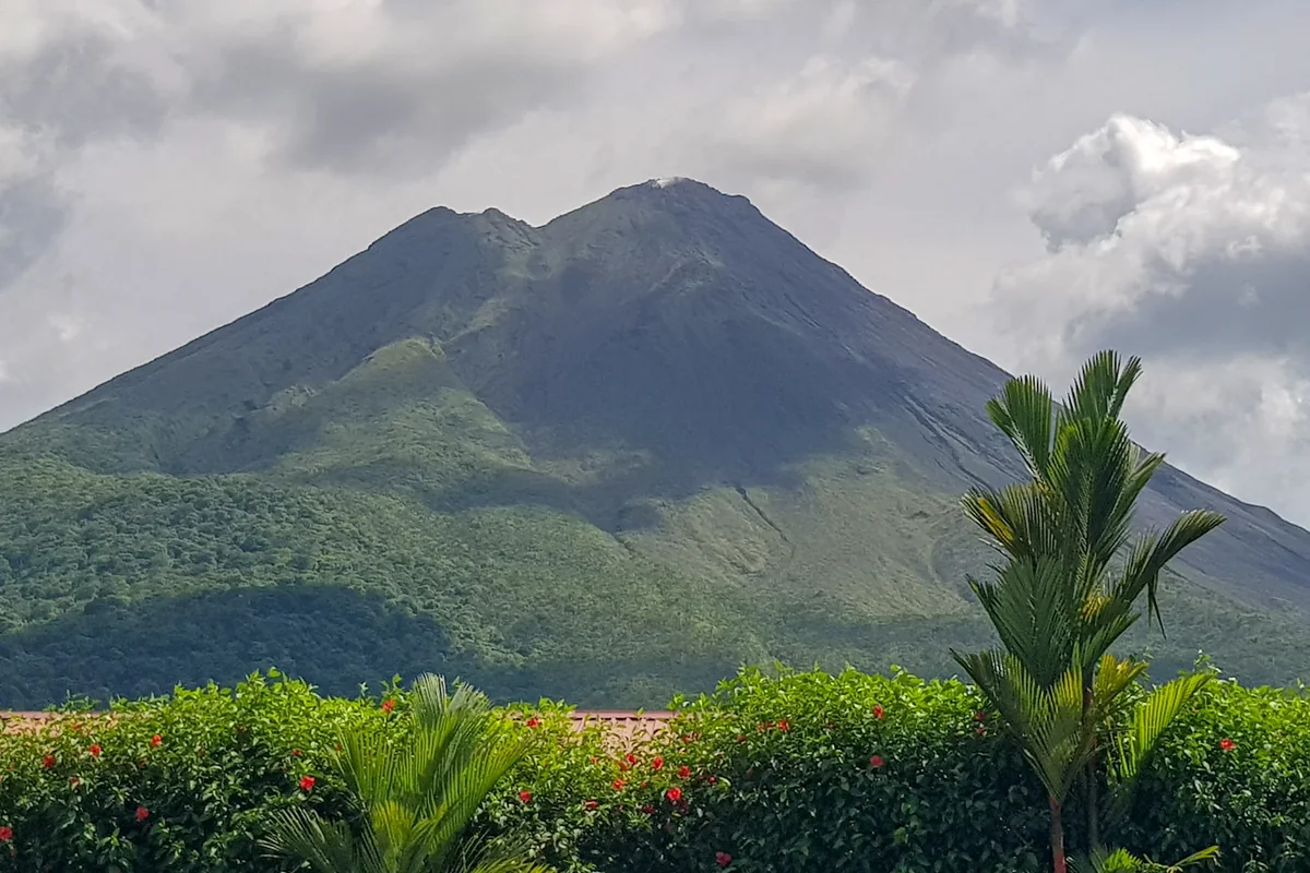 Arenal Volcano rising over the rainforest. Photo: Joshua ten Brink / WildPhotography.com